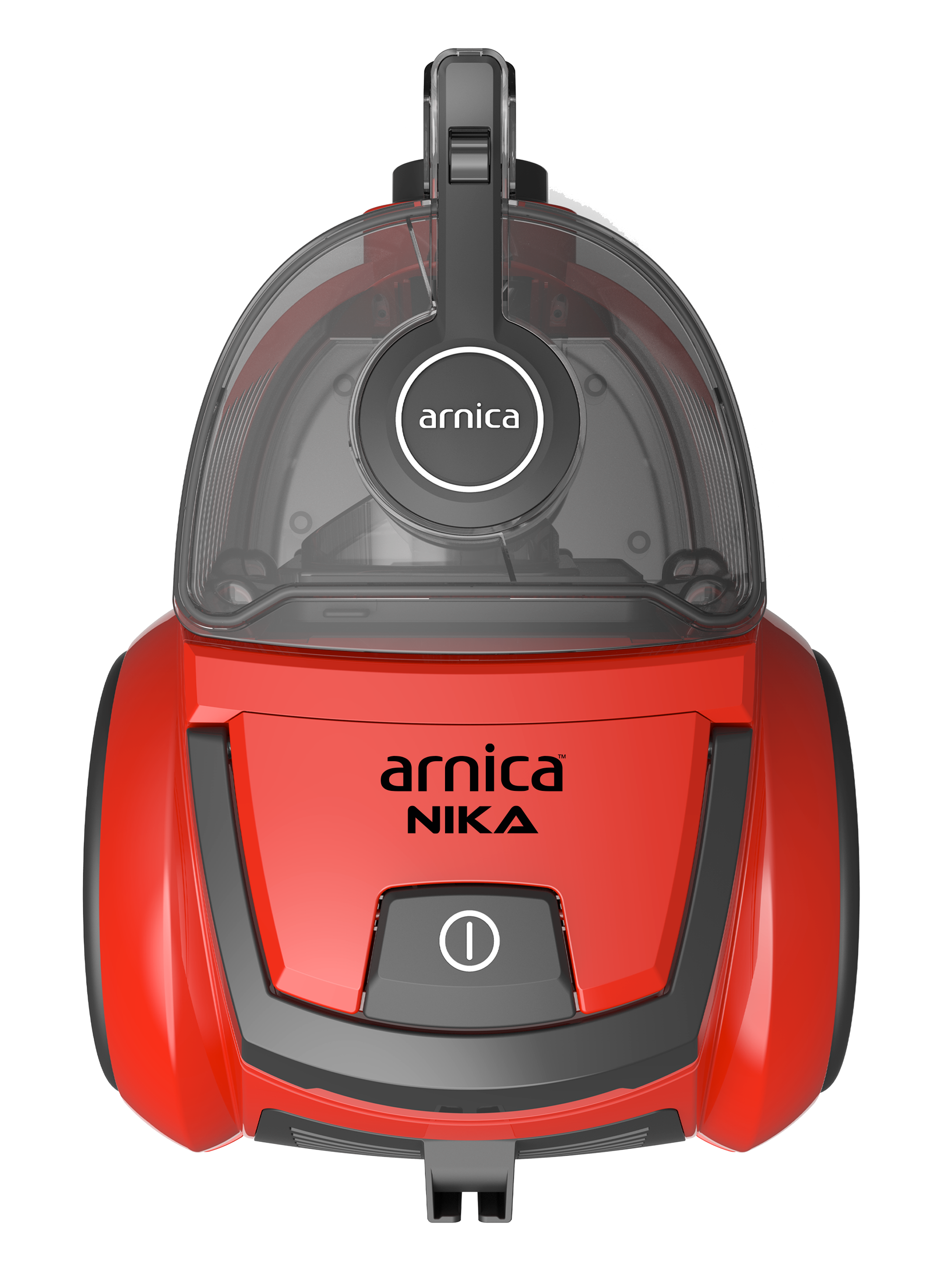 Nika Arnica, пылесос с циклонным фильтром, красный